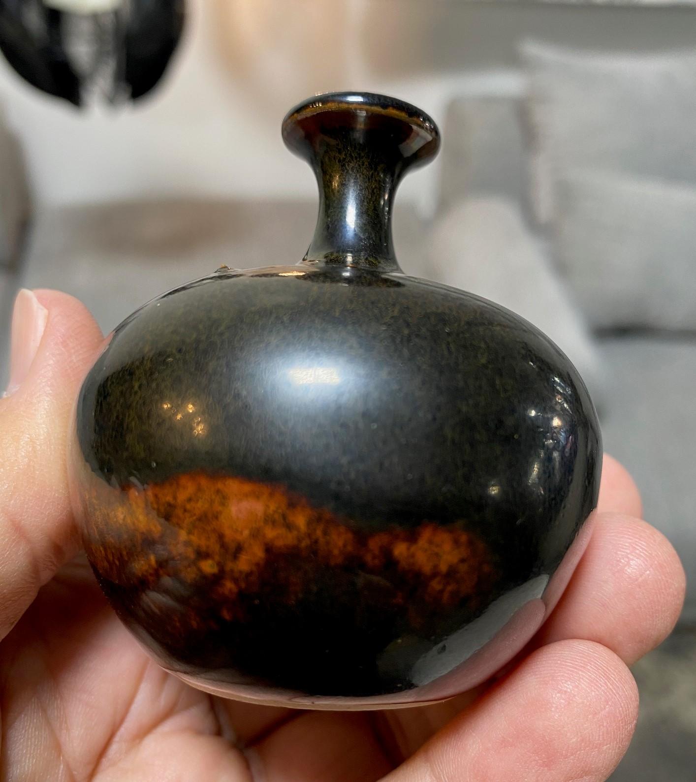 Rolf Palm Signé Vase miniature scandinave du milieu du siècle pour Mölle Sweden en vente 1