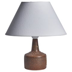 Rolf Palm, Small Table Lamp, Stoneware, Sweden, 1960s