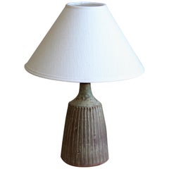 Rolf Palm, Table Lamp, Glazed Stoneware, Mölle, Sweden, 1960s