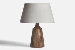 Rolf Palm, Table Lamp, Stoneware, Sweden, 1960s