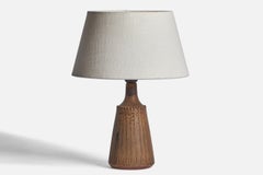Rolf Palm, lampe de bureau, grès, Suède, années 1960