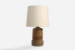 Rolf Palm, Table Lamp, Stoneware, Sweden, 1960s