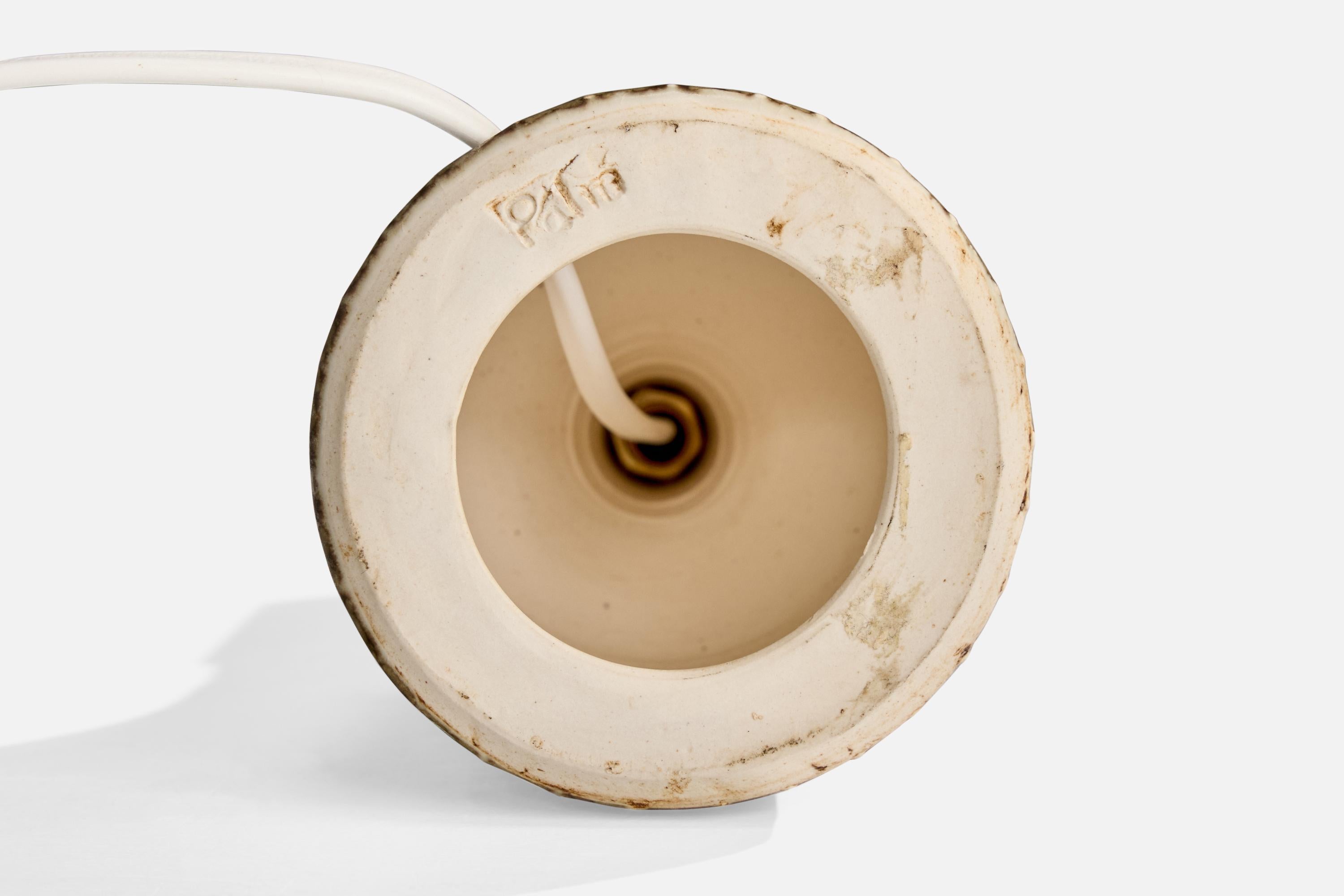 Rolf Palm, Table Lamp, Stoneware, Sweden, 1960s For Sale 1