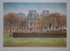 Paris : Musée du Louvre - Lithographie originale signée de la main de l'artiste