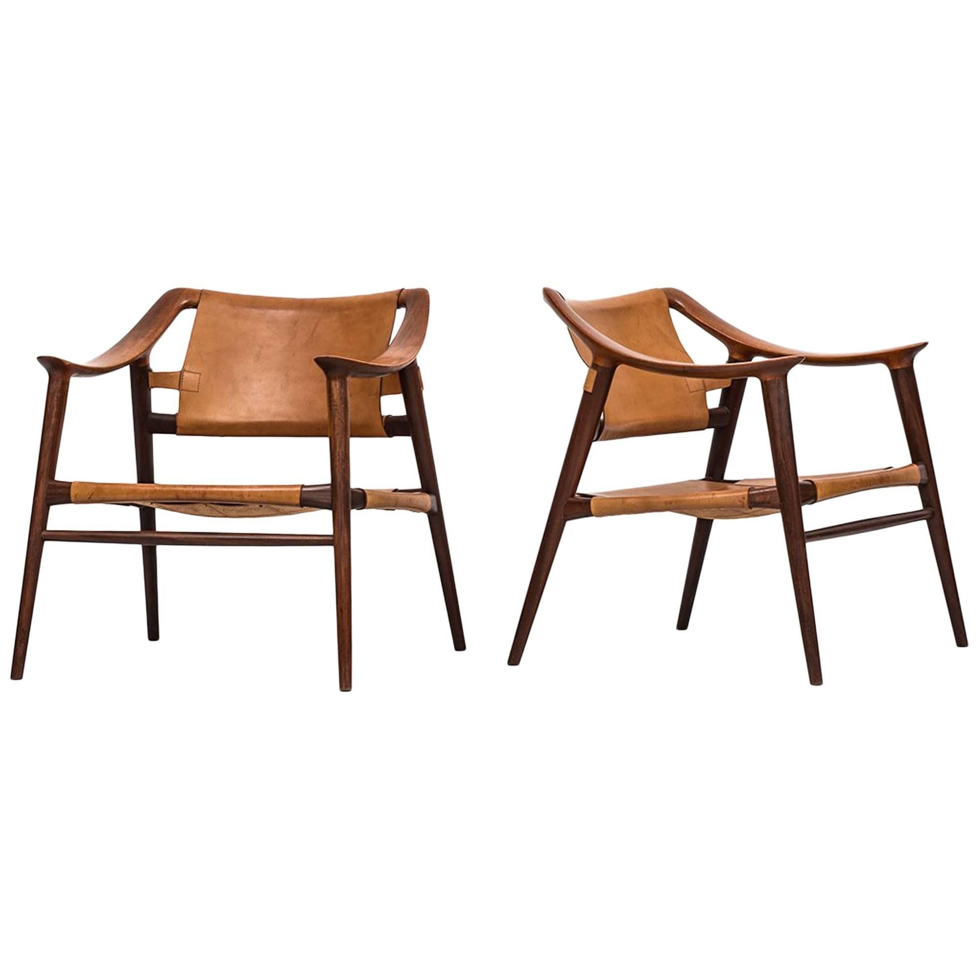 Rolf Rastad & Adolf Relling Bambi Easy Chairs by Gustav Bahus in Norway