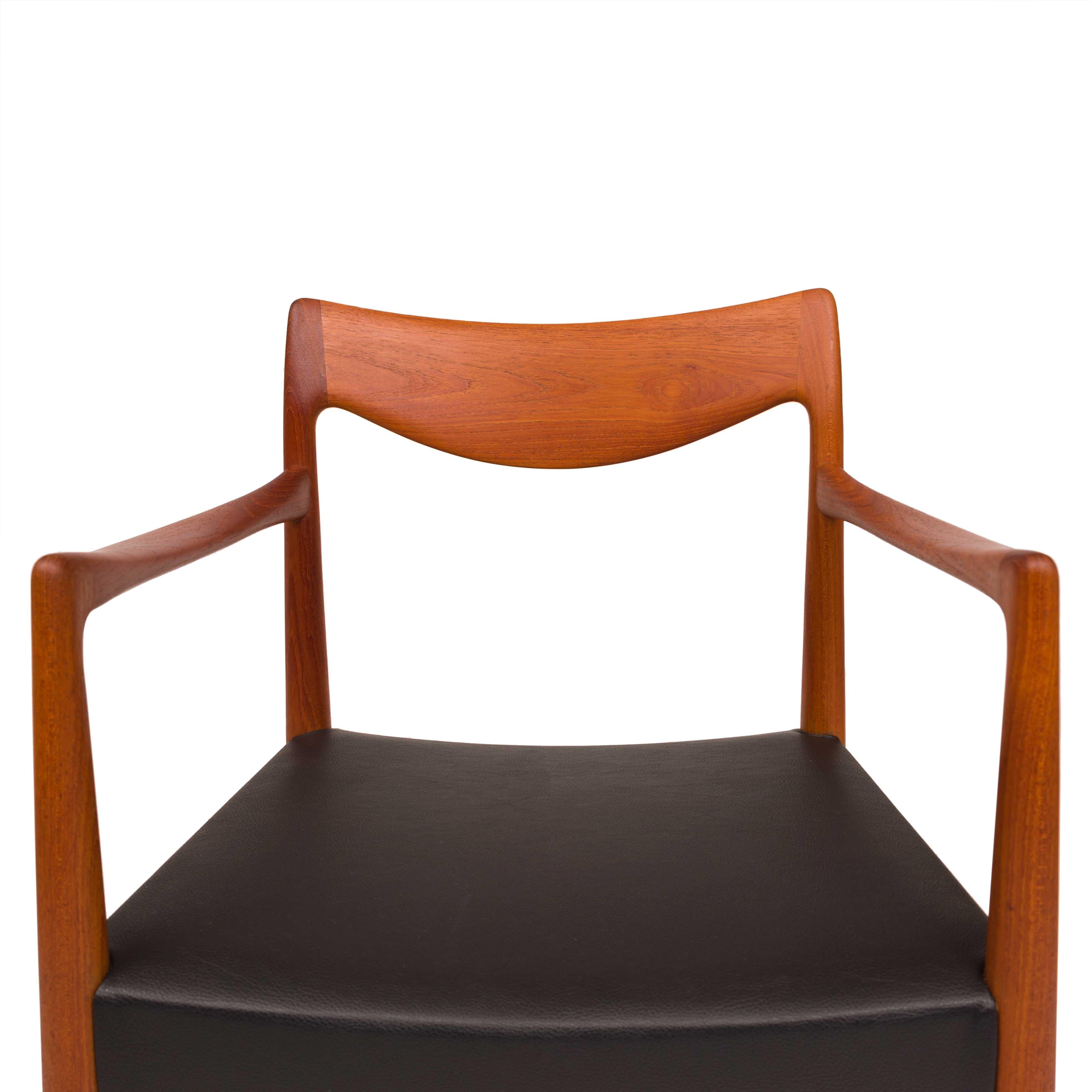 Rolf Rastad & Adolf Relling “Bambi” Teak Dining Chairs for Gustav Bahus 1960s For Sale 5
