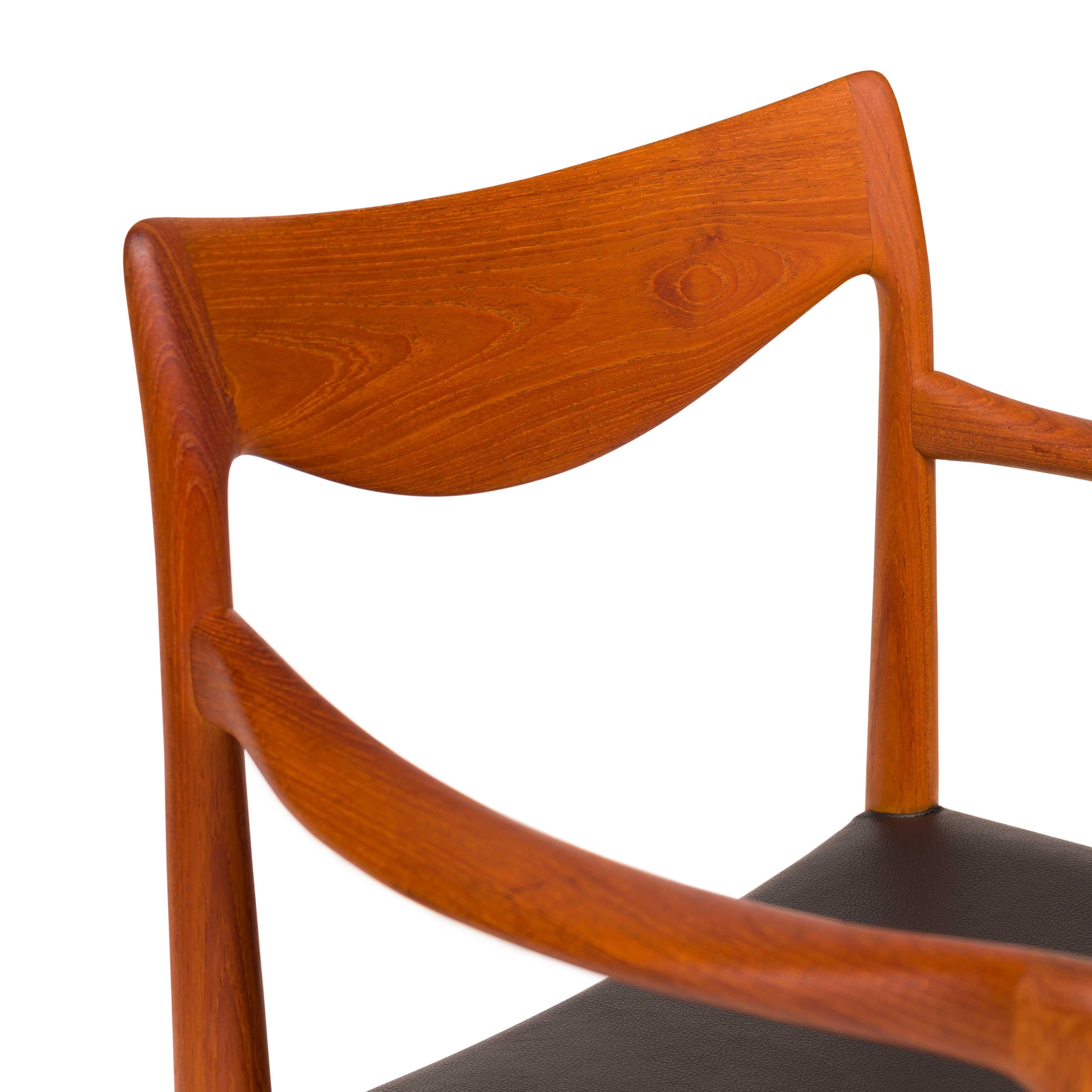 Rolf Rastad & Adolf Relling “Bambi” Teak Dining Chairs for Gustav Bahus 1960s For Sale 6