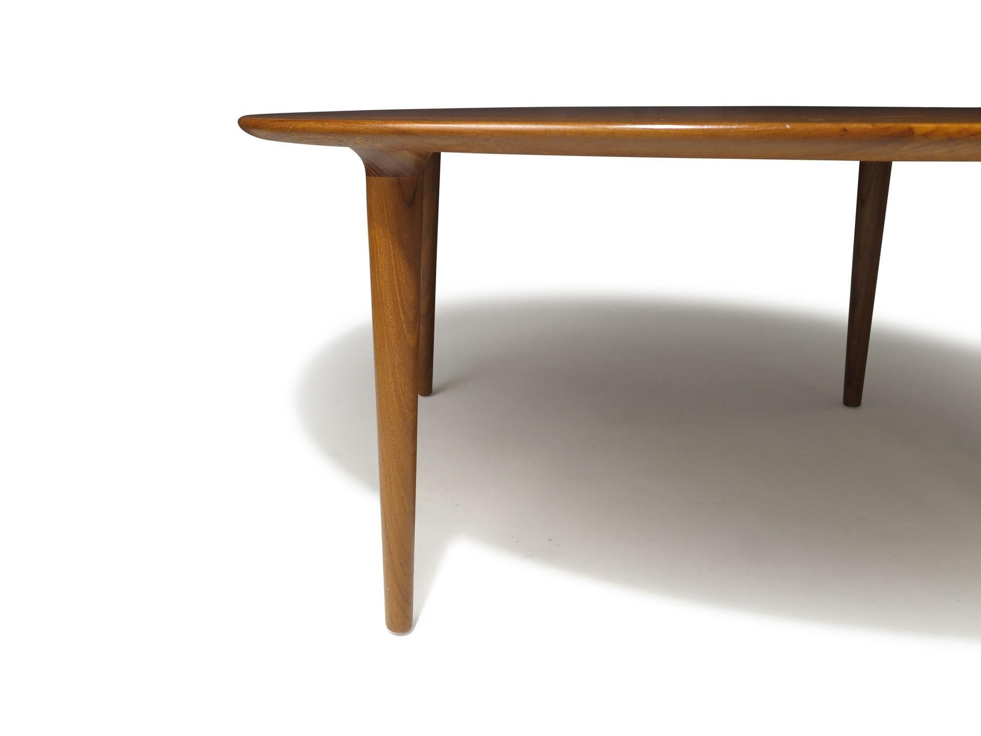 20th Century Rolf Rastad & Adolf Relling for Gustav Bahus Solid Teak Coffee Tables For Sale