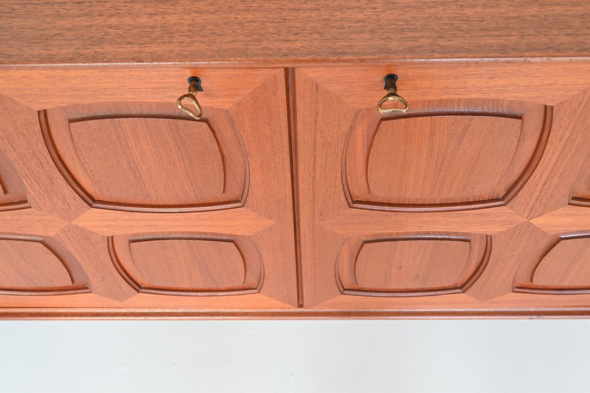 Rolf Rastad & Adolf Relling Graphic Sideboard Gustav Bahus, Norway 1960 6