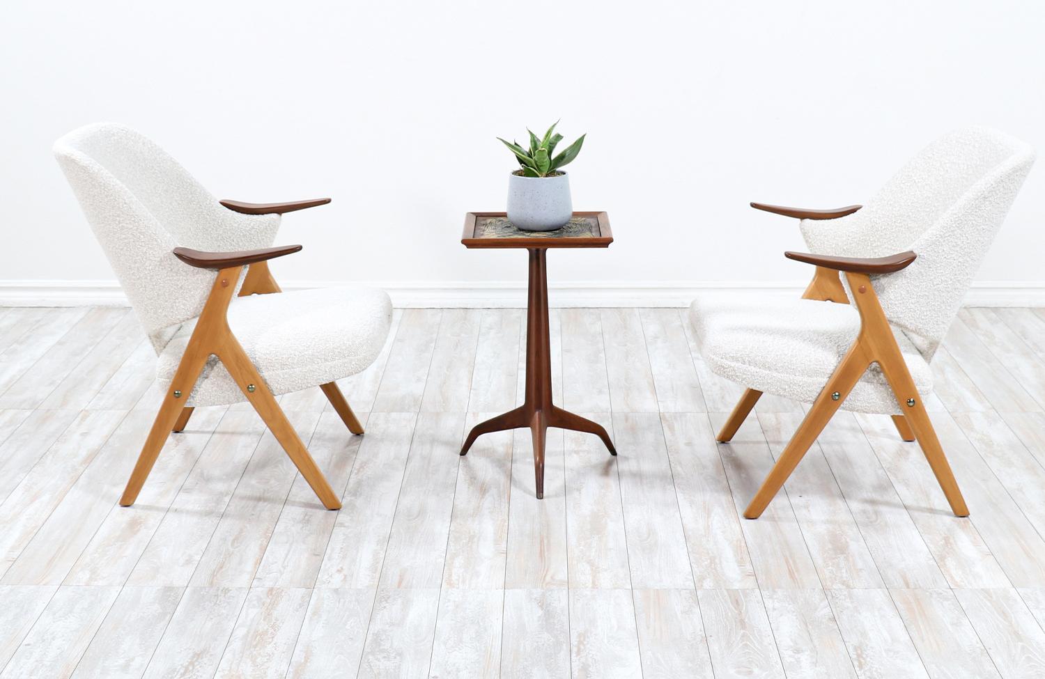 Scandinavian Modern Rolf Rastad & Adolf Relling Lounge Chairs for Hjellegjerde