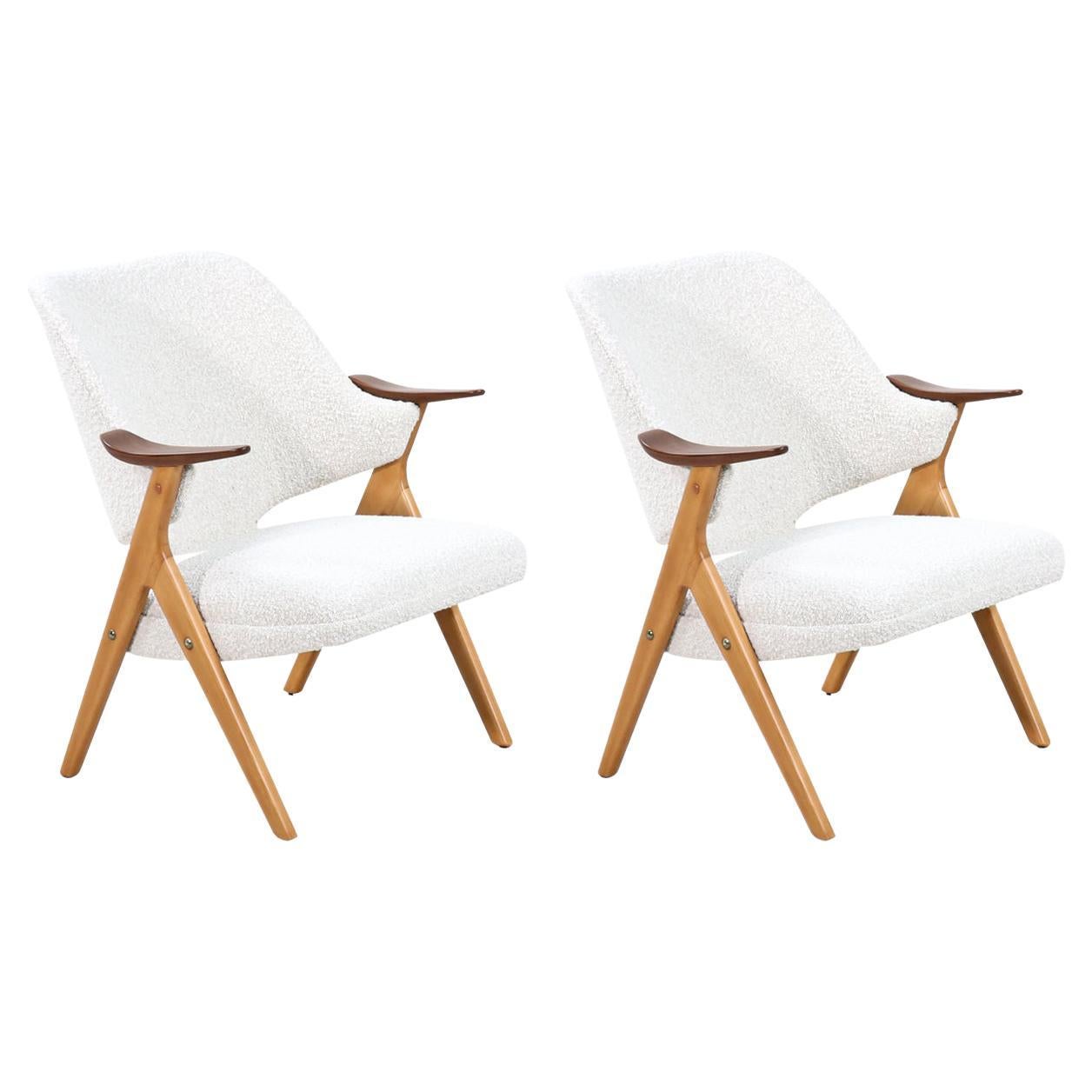 Rolf Rastad 
Adolf Relling Lounge Chairs for Hjellegjerde