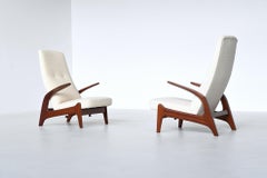 Rolf Rastad & Adolf Relling reclining lounge chairs Gimson & Slater Norway 1960