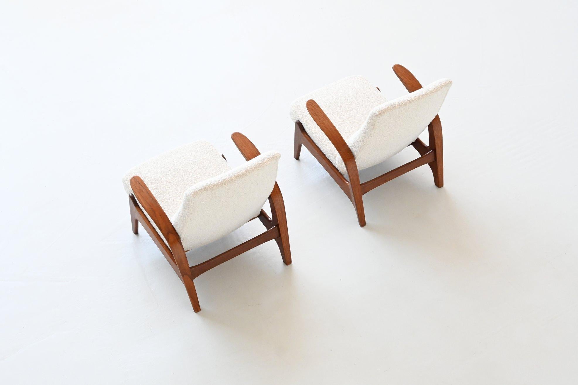 Rolf Rastad and Adolf Relling lounge chairs Gimson and Slater Norway 1960 3
