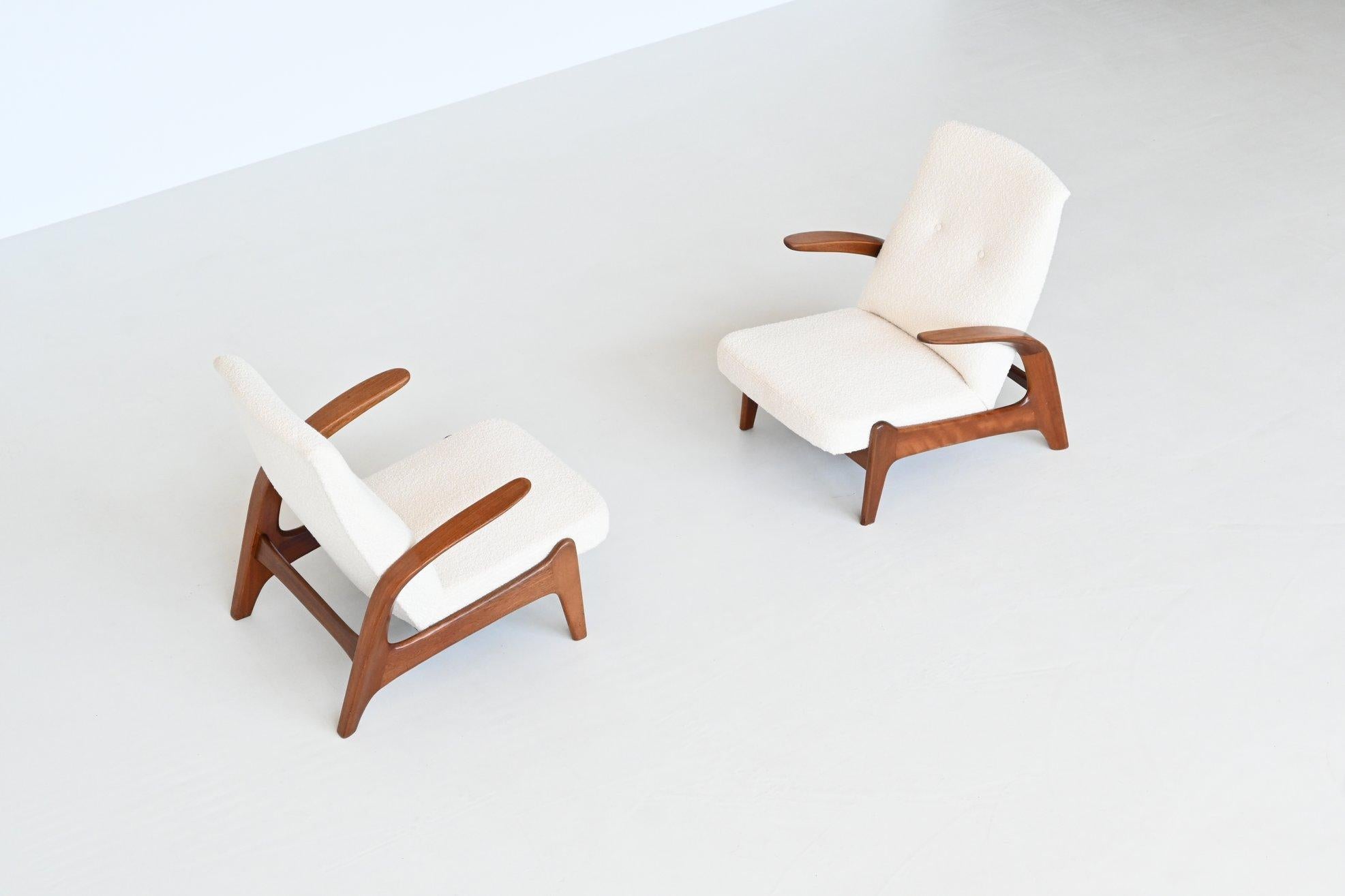Rolf Rastad and Adolf Relling lounge chairs Gimson and Slater Norway 1960 4