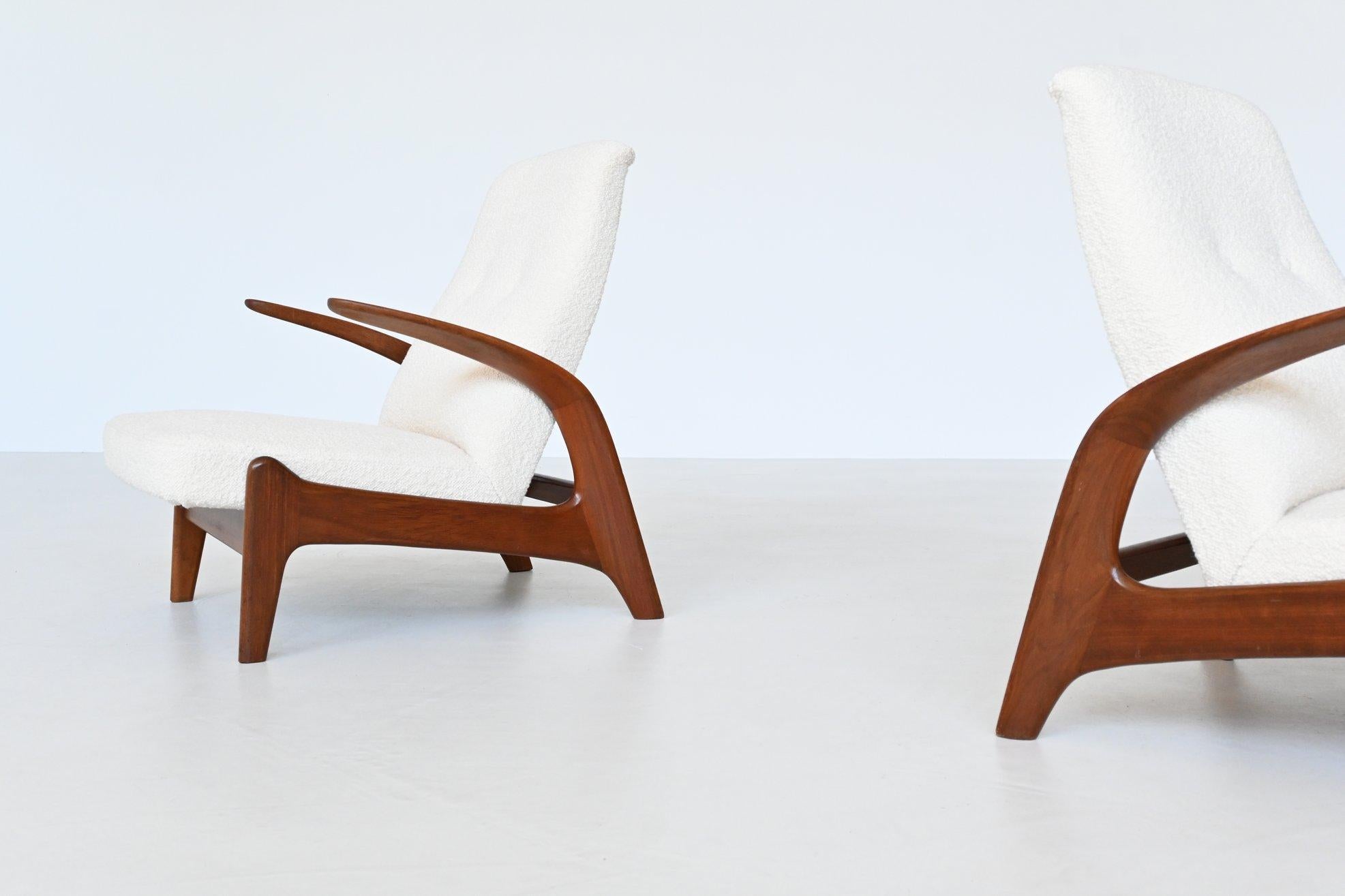 Rolf Rastad and Adolf Relling lounge chairs Gimson and Slater Norway 1960 5
