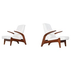 Rolf Rastad and Adolf Relling lounge chairs Gimson and Slater Norway 1960