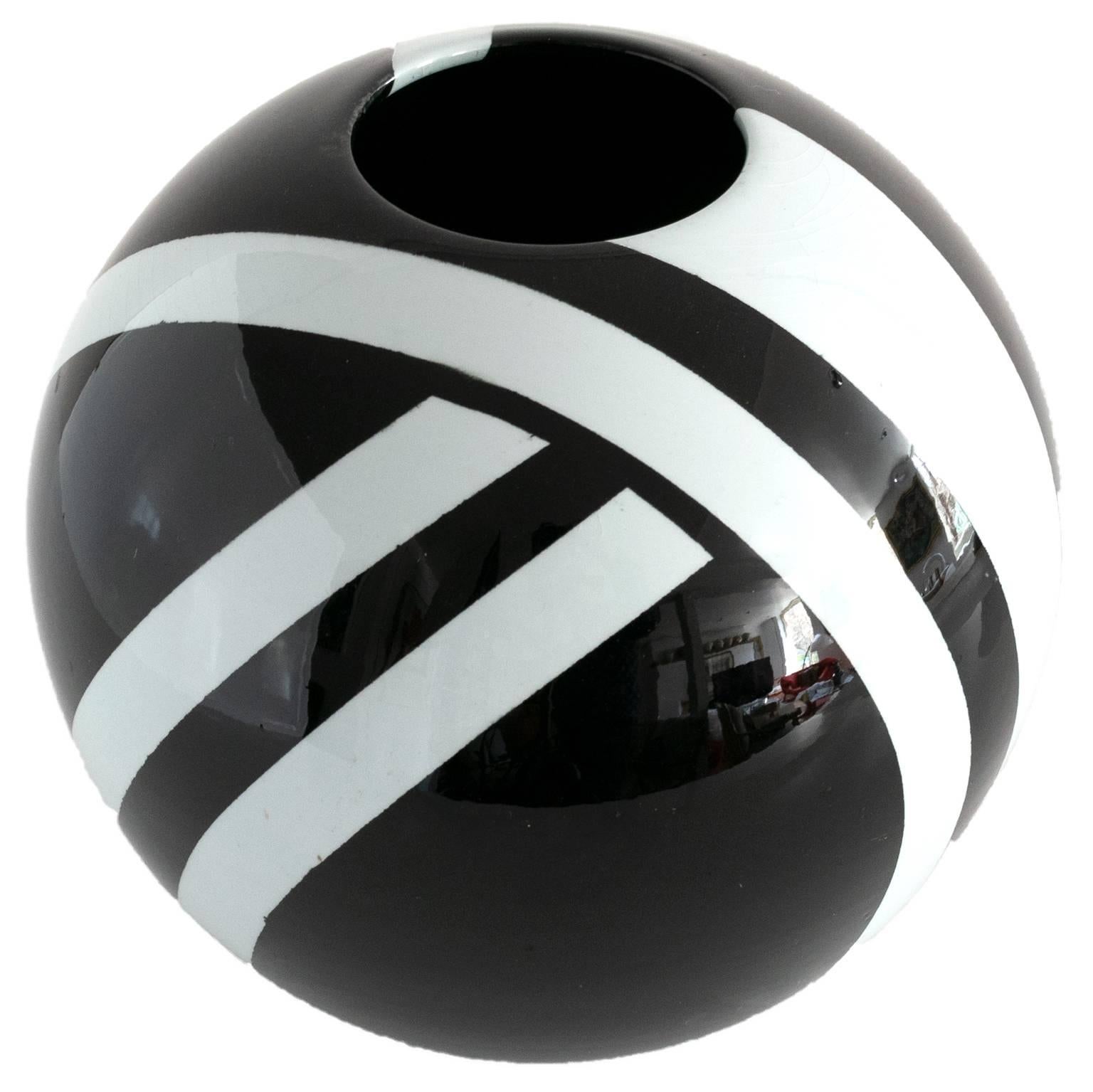 Rolf Sinnemark Scandinavian Postmodern Globe Vase for Rörstrand