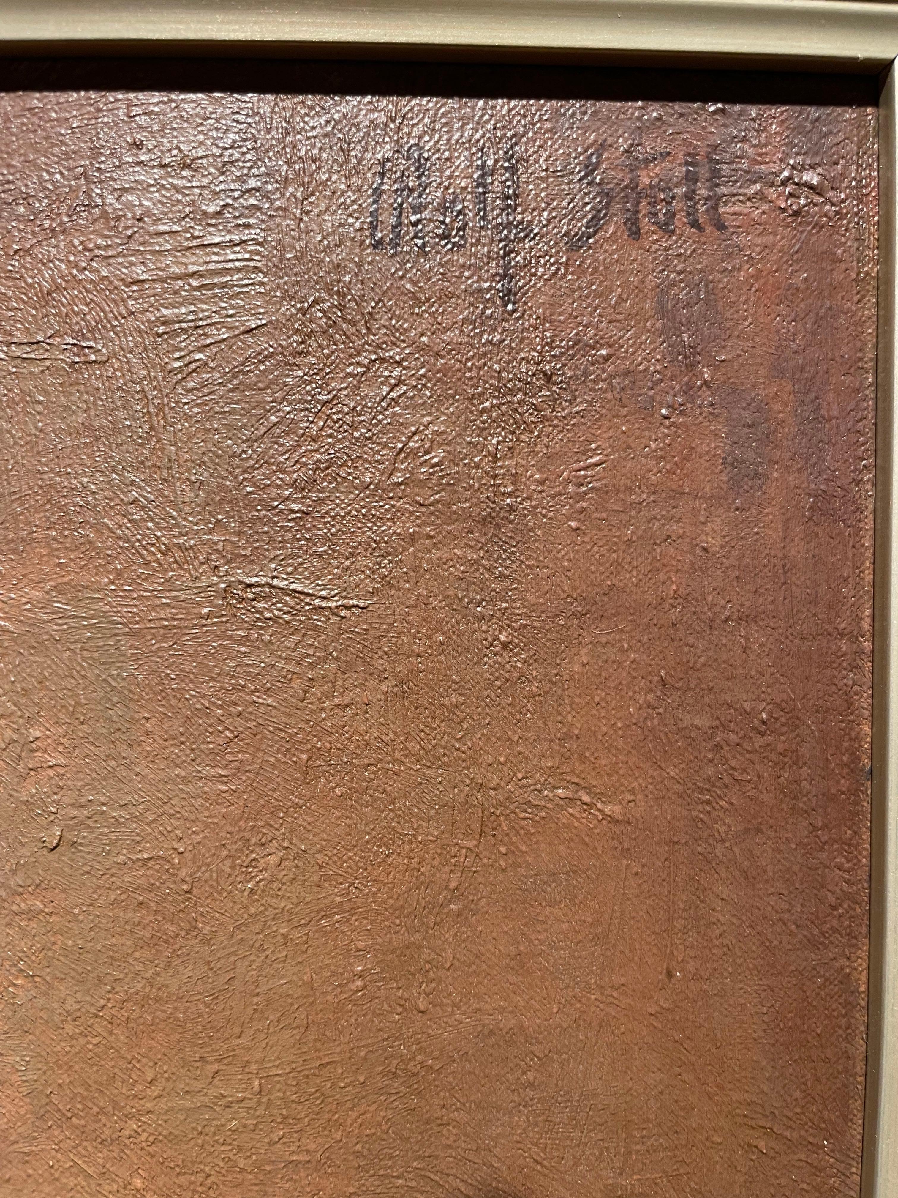 1940 Grande ritratto di donna, Kae Dorn Cass, dell'artista della scuola di Cleveland in vendita 3