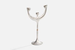 Rolf Swedberg, Candelabra, Pewter, Cord, Sweden, 1970s