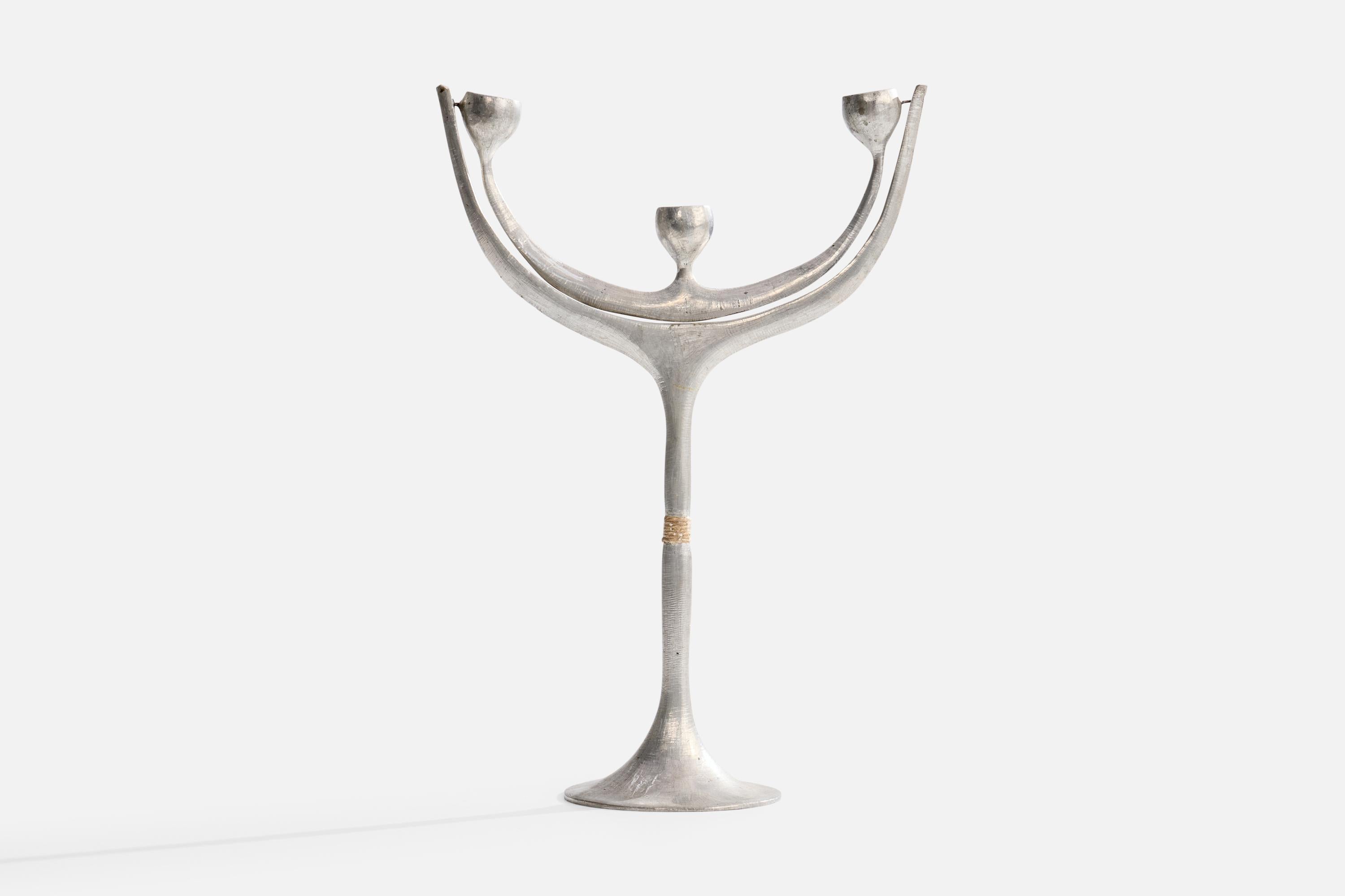 Suédois Rolf Swedberg, Chandelier, étain, cordon, Suède, 1970 en vente