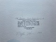 Oil Derricks Santa Barbara County California 1999 Hand Printed Photograph