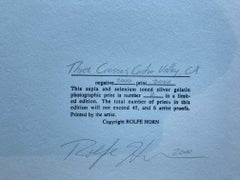 Three Crosses, Castro Valley California Hand Printed Photograph