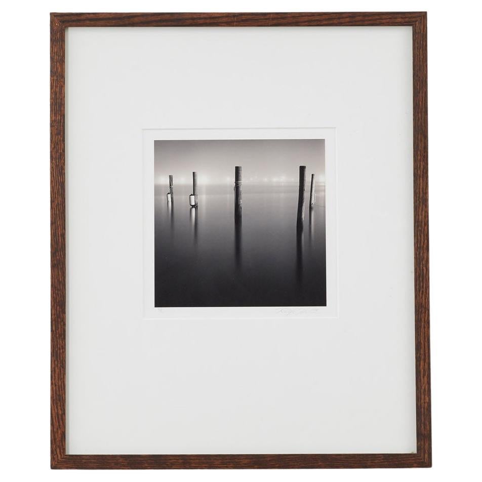 Rolfe Horn 'Docks, Study I, Barnegat Bay, New Jersey' estampe - USA, 1998 en vente