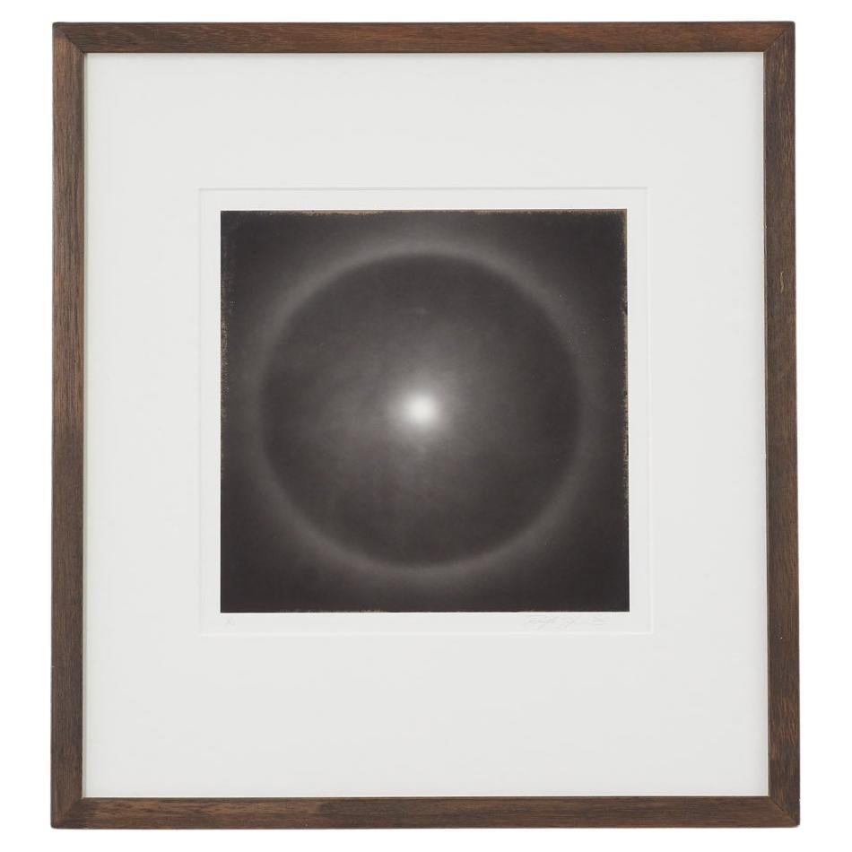 Gravure de Rolfe Horn "Pleine lune, Oakland, CA" - États-Unis, 2002