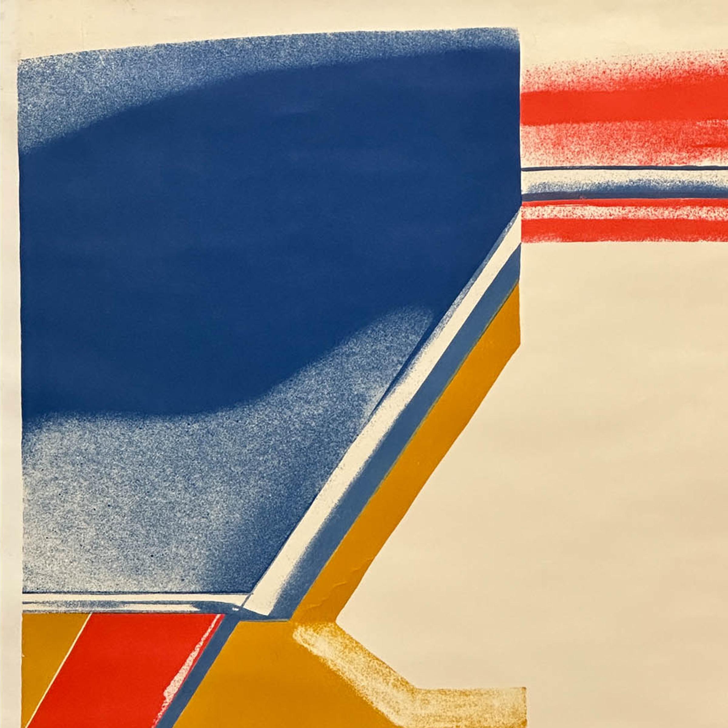Américain Rolle Downs 1965 Lithographie de Rosenquist 18×22 en vente