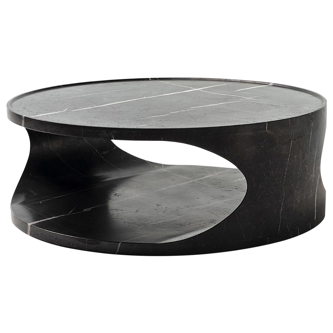 Roll Saint Laurent Marble Coffee Table by Federico Carandini