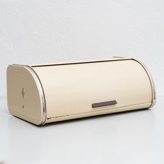 Roll Top Metal Bread Box, circa 1950