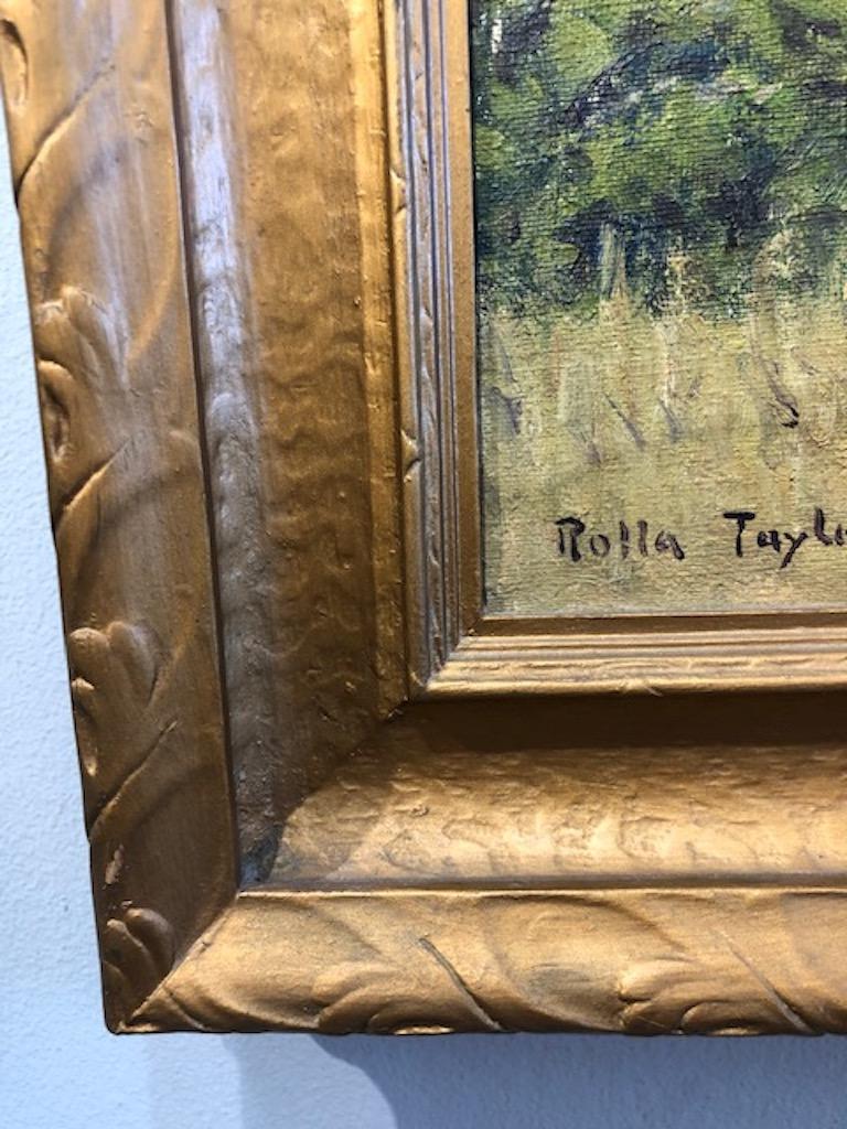 Born in 1872 in Galveston, Texas, Rolla Sims Taylor started painting at the age of 14.  The Taylor family then spent several years in Houston before arriving in San Antonio, Texas in 1889. There he won first prize ($500) in a local art competition