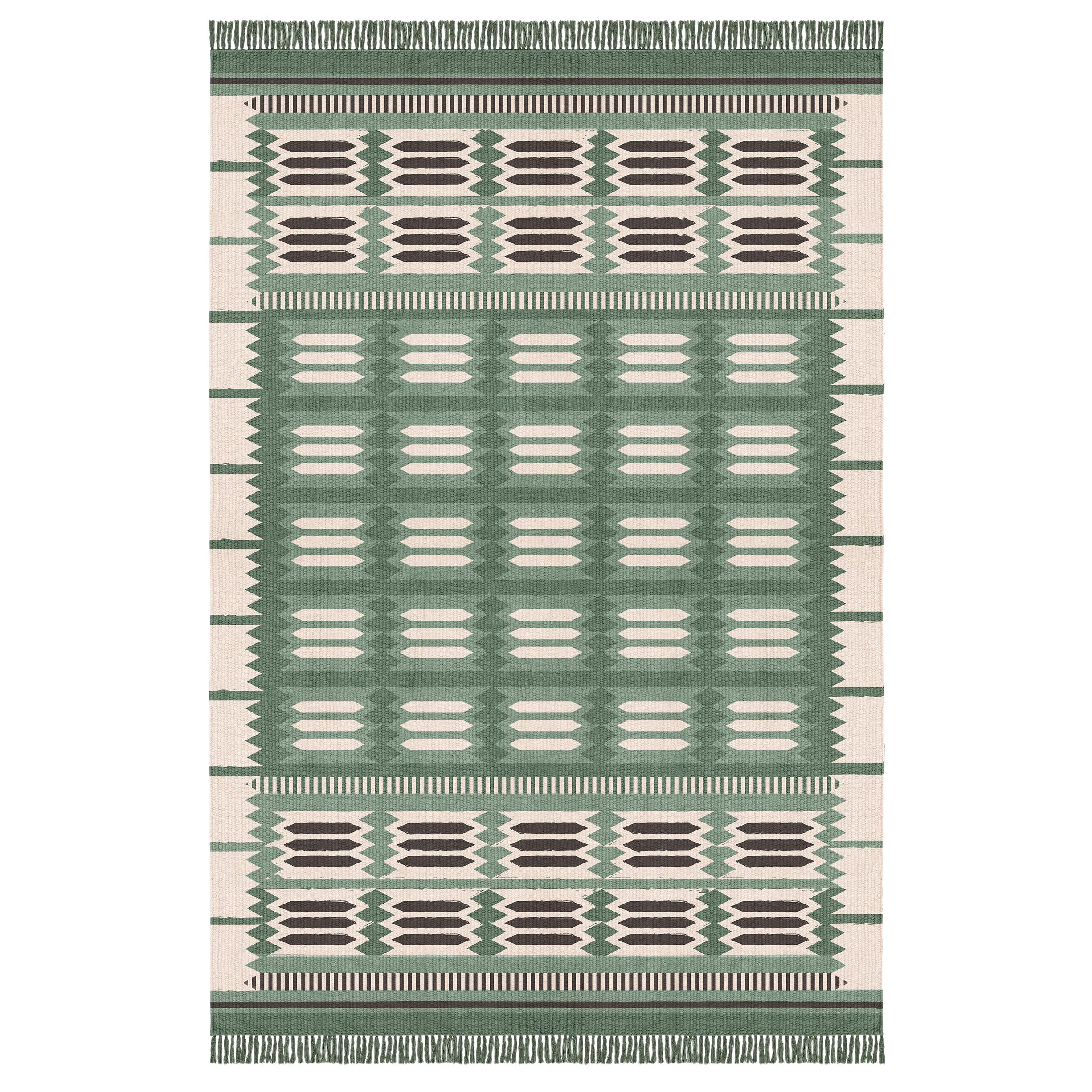 Tapis de laine Rollakan Hilma Fern en vente