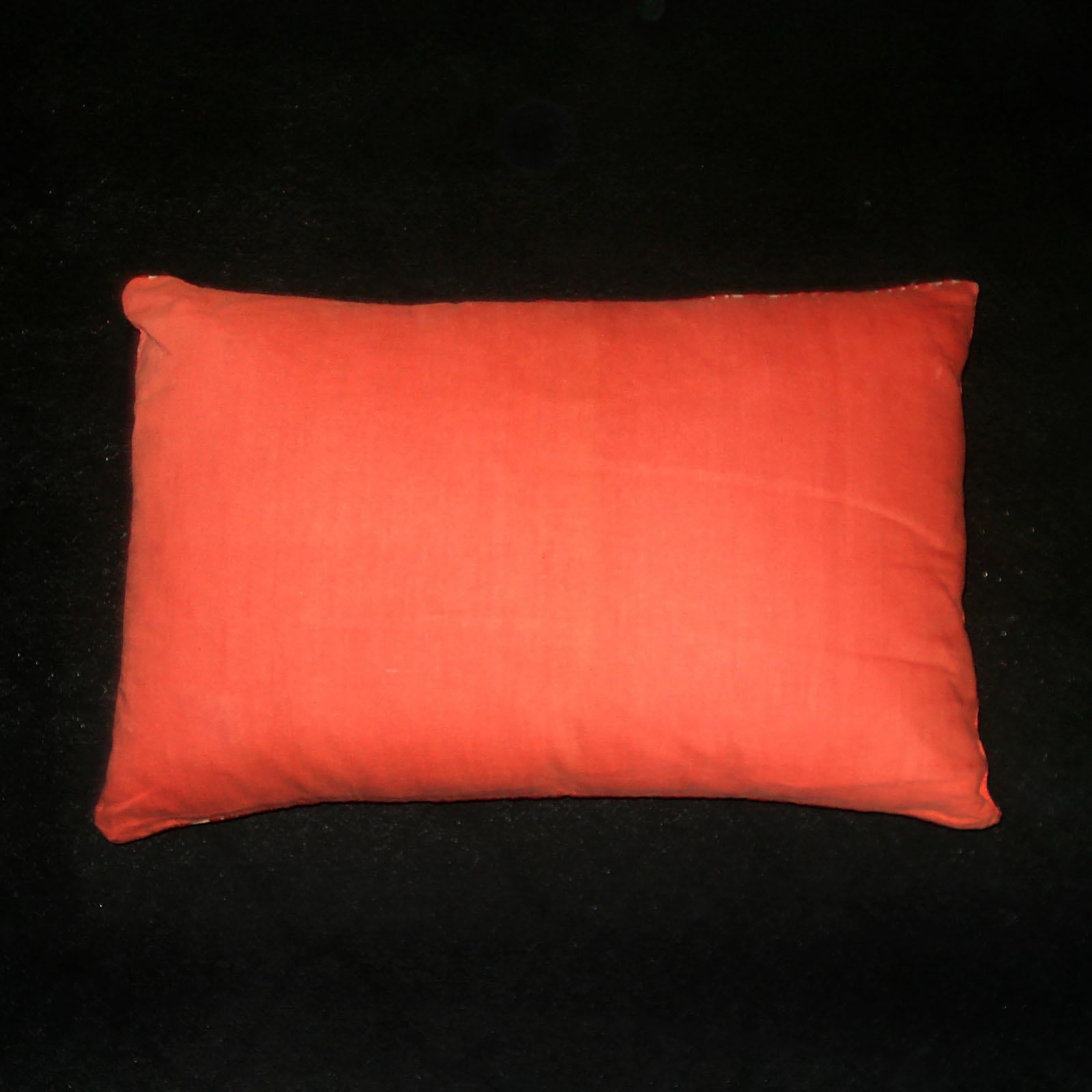 Rollakan Pillow, Hand-Woven Pillow, Sweden 19th Century For Sale 2