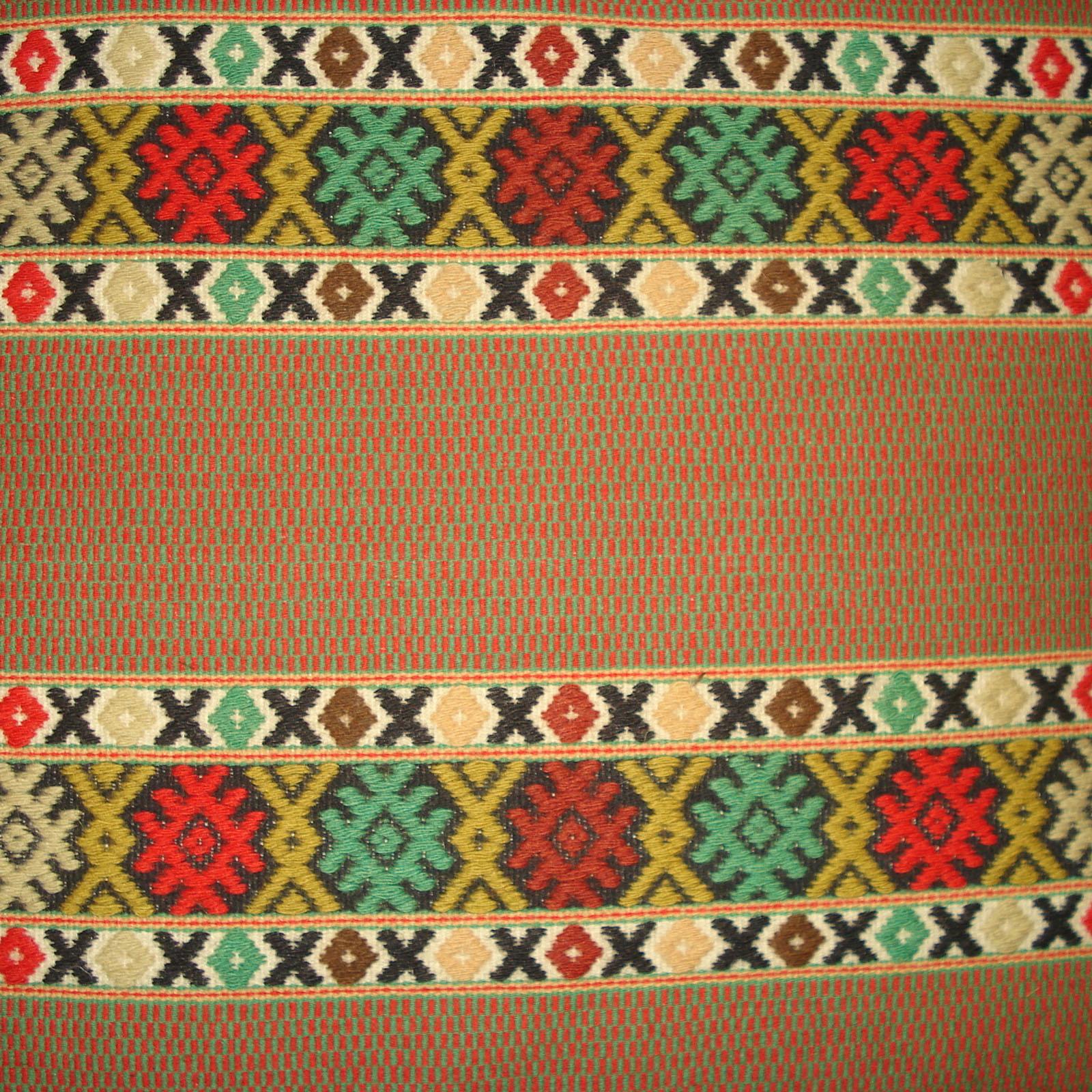 Wool Rollakan Pillow, Hand-woven Pillow, Sweden 19th Century For Sale