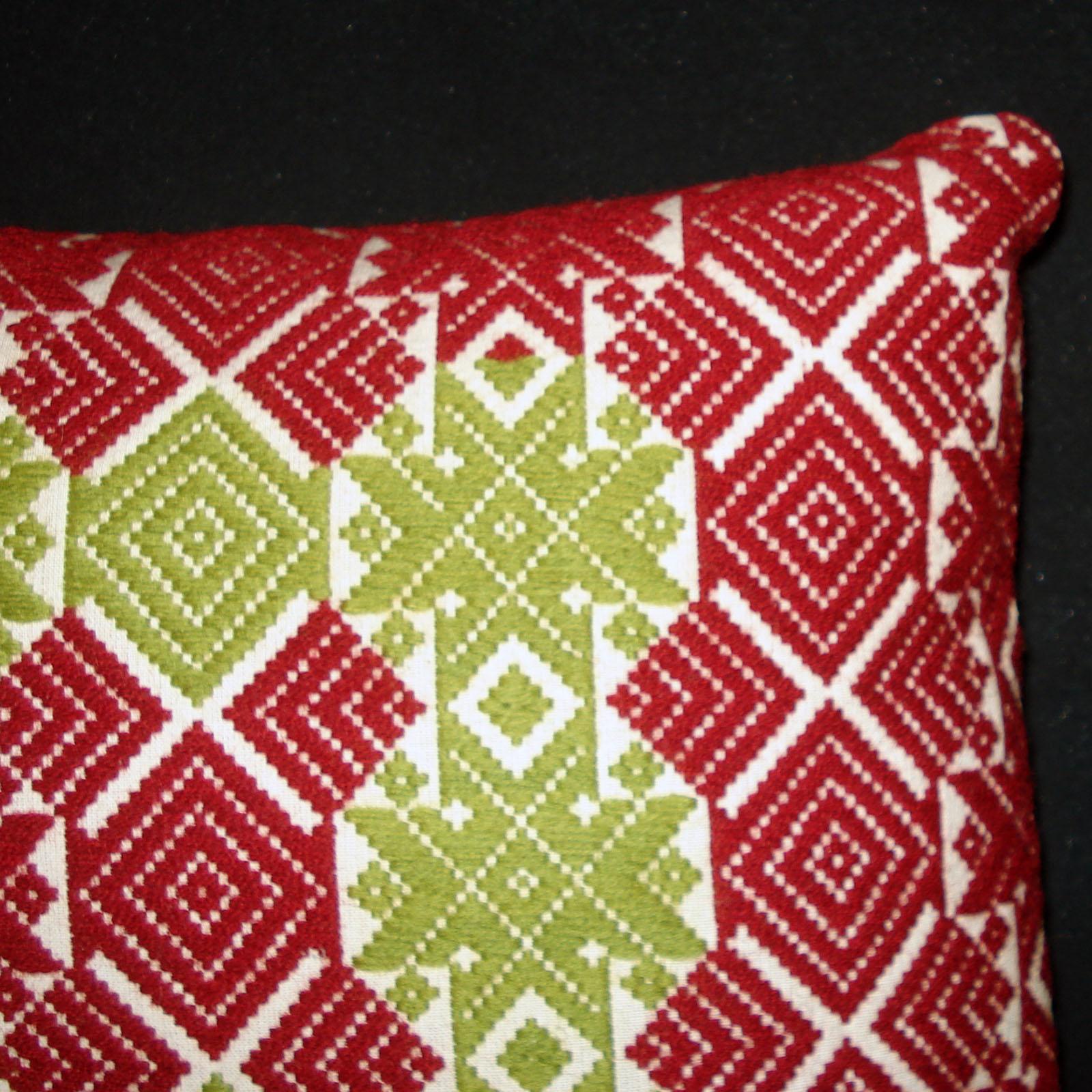 Rollakan Pillow, Hand-Woven Pillow, Sweden 19th Century For Sale 4