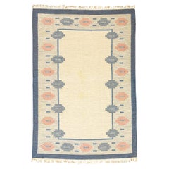 Rollakan Rug Swedish Abstract Design Soft Color Palette