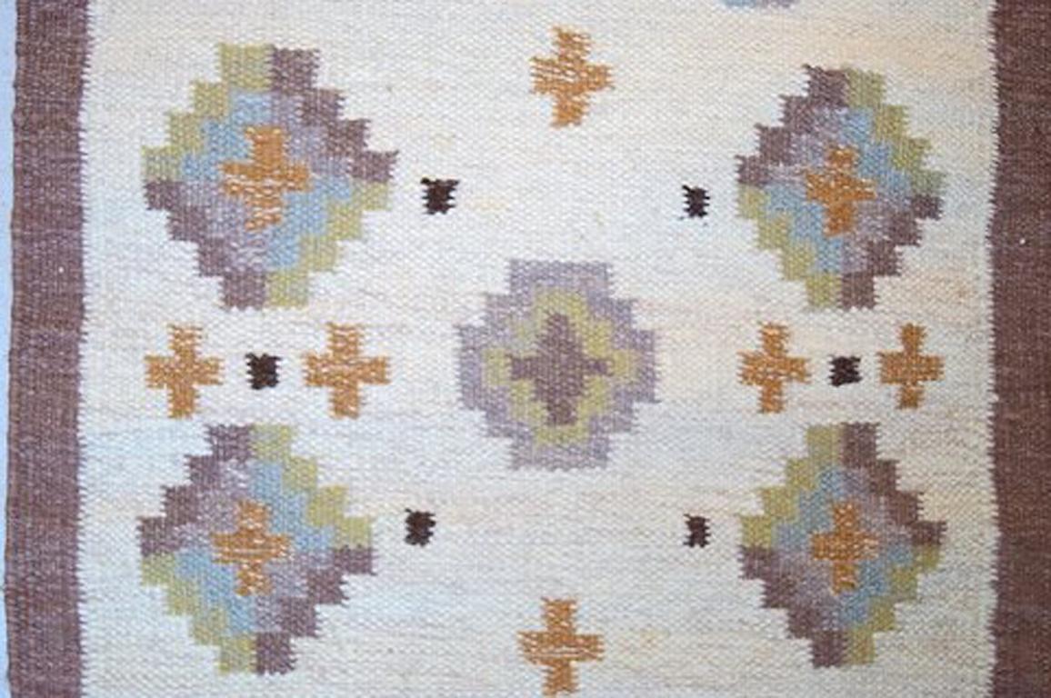 Röllakan Rug, Swedish Design, 1960s-1970s, Wool Carpet In Good Condition In Copenhagen, DK