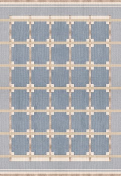 Rollakan Ruth Wool Rug in Summer Sky, by Layered - Scandinavian Design