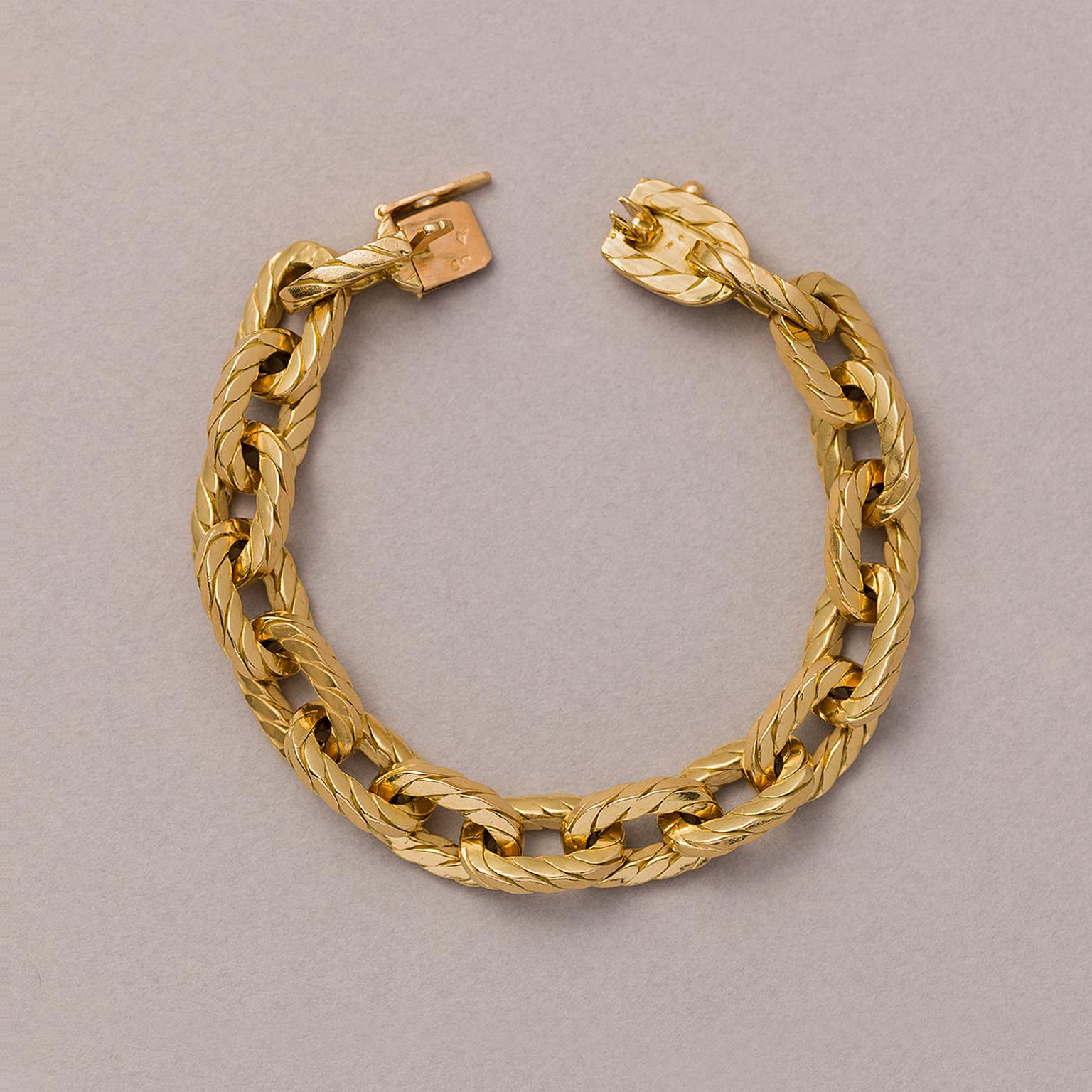 Rollang & Cie Gold-Gliederarmband im Zustand „Gut“ in Amsterdam, NL