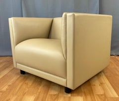 Rolled Arm Club Chair Ward Bennett for Geiger, a Herman Miller Company