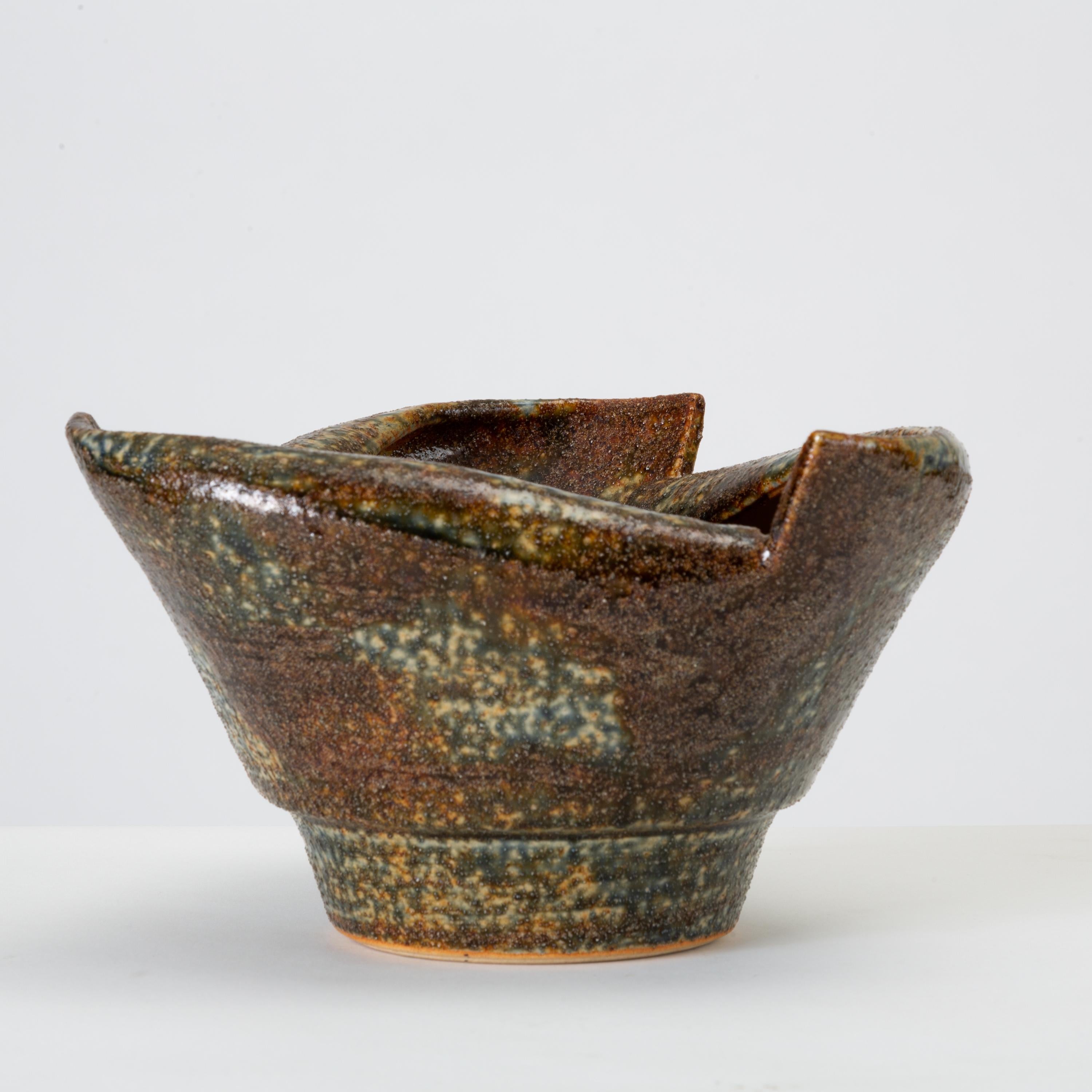 American Rolled-Edge Ceramic Bowl