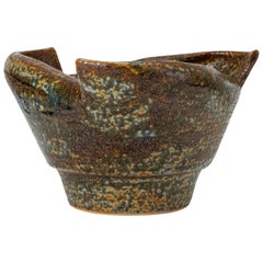 Rolled-Edge Ceramic Bowl
