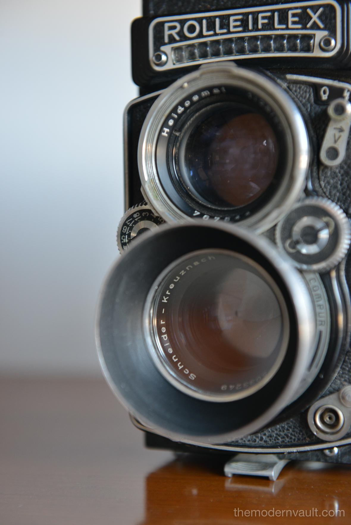 Rolleiflex 2.8E TLR Camera with Case and Accessories, circa 1958 1