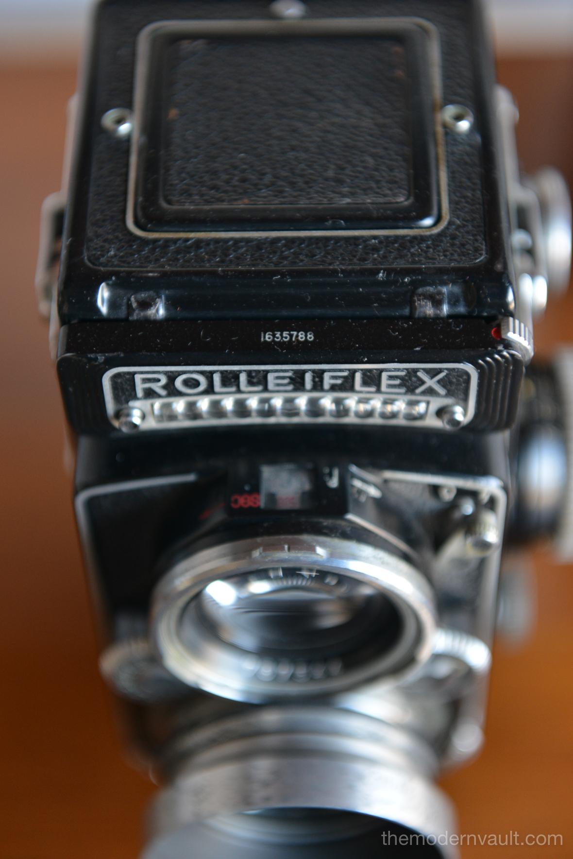 Mid-20th Century Rolleiflex 2.8E TLR Camera with Case and Accessories, circa 1958