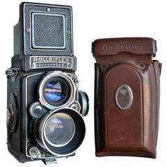 Rolleiflex 2.8E TLR Camera with Case and Accessories, circa 1958