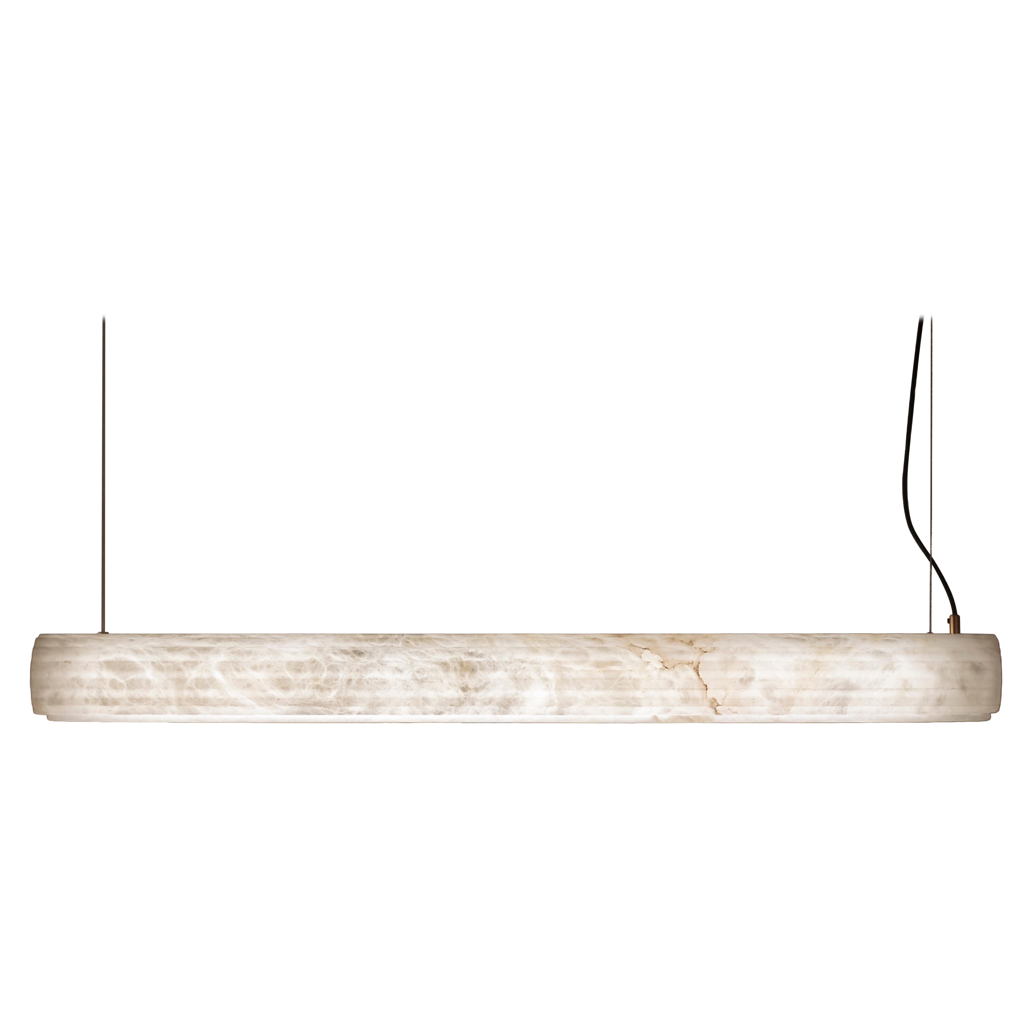 Roller 120 Pendant Lamp by United Alabaster For Sale