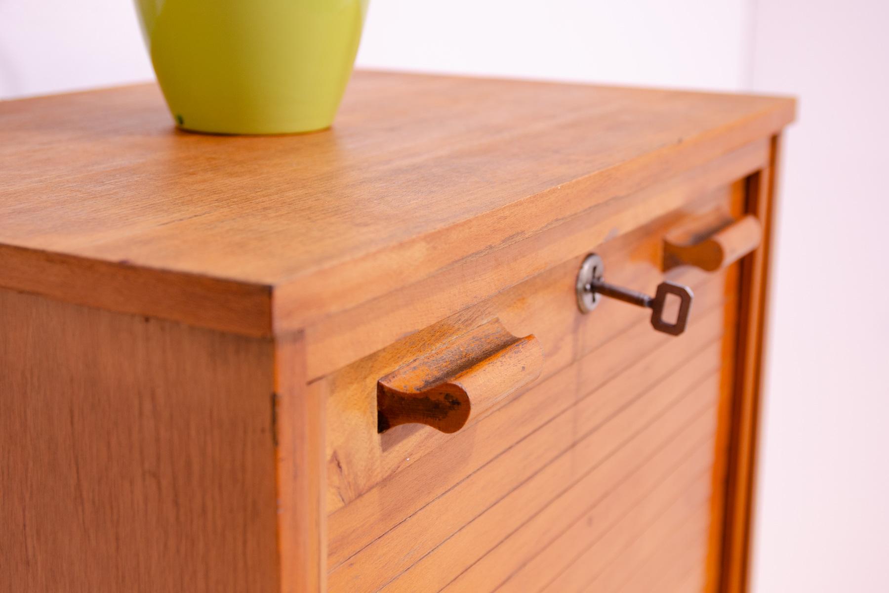 Roller blinder Schrank von Interier Paraha, 1950er Jahre, Tschechoslowakei im Angebot 4