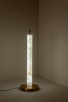 Roller Floor Lamp by United Alabaster