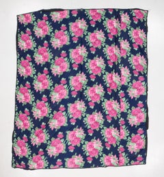 Panel de algodón estampado en rodillo, fabricado para los mercados de Asia Central  Mediados del siglo XX  Rusia